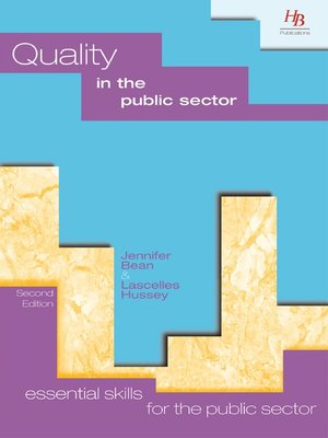 cover image of Quality in the Public Sector